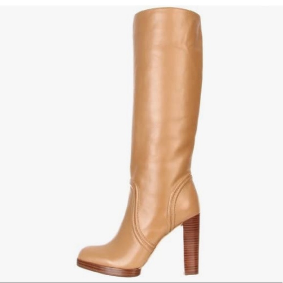KORS Michael Kors platform leather knee high boots - Picture 5 of 12